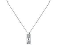Maserati Jm423avd20 Necklace Argenté Homme