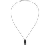 Maserati Collier JM424AVD75 Iconic argenté homme acier inoxydable zircons