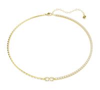 Swarovski Collier Matrix Taille ronde Blanc Finition dorée 18 carats