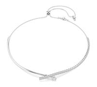 Collier Matrix, Taille ronde, Blanc, Métal rhodié OS