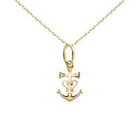 Collier - Médaille Croix Camarguaise Or 18 Carats 750/000 Jaune - Chaine Dorée