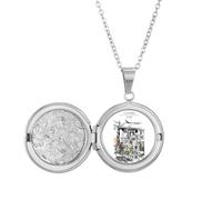 Collier médaillon « A Cute Alley in Dali of China » - Cadeau d'anniversaire