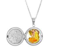 Collier médaillon avec motif dix-huit Arhats - Cadeau d'anniversaire