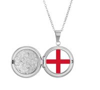 Collier médaillon drapeau de l'Angleterre Union européenne Pays de l'Union européenne Bijoux Cadeau d'anniversaire