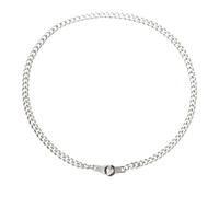 Collier menottes simple de style punk pour hommes et femmes, style polyvalent