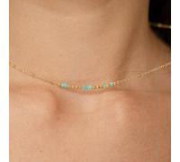 Collier message âme sœur - bleu