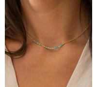 Collier message je t'aime maman - bleu