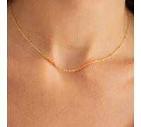 Collier message je t'aime maman - orange