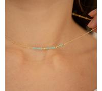 Collier message mon amour - bleu
