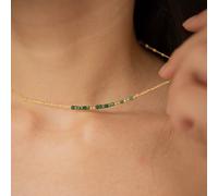 Collier message mon amour - vert
