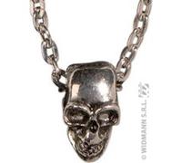 Widmann S.r.l. Collier métal Tête de mort G Argent Taille unique