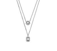 Michael Kors Collier multi-rangs pour femme en pierres semi-précieuses avec fermoir anneau à ressort