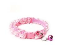 Collier mignon en dentelle pour animal domestique collier réglable pour chien chat collier avec clochette pendentif collier de sécurité pour chien de petite et moyenne taille Chihuahua Carlin, A, L