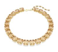 Collier Millenia, Taille octogonale, Caramel, Doré à l’or 18 carats (750/1000) OS