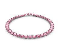 Collier Millenia, Taille octogonale, Rose, Métal rhodié OS