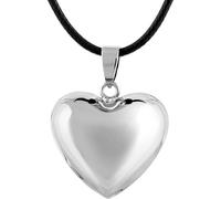 Collier minimaliste avec cloche cœur RSS
