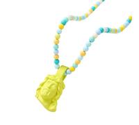 Collier moderne en acrylique avec pendentif portrait du Christ pour homme - Bijou religieux - Cadeau pour homme