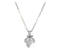 Collier moderne féminin élégant sobre Colliers pour femmes, idées originales pour adolescentes, colliers de Noël pour femmes, colliers d'anniversaire pour filles, mamans, sœurs, (Silver, One Size)