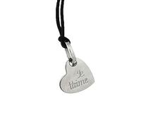 Collier Mon Amour Rebecca Bijoux fil et pendentif acier clncha13