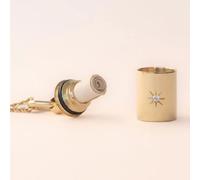 Collier Mon Petit Secret étoilé personnalisable (plaqué or jaune)