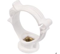 Nicoll – Collier monobloc CM32BL pour PVC Ø 32 mm – Blanc