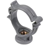 Collier monobloc PVC gris simple - Tube Diamètre 40 mm - Nicoll