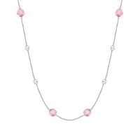 Sautoir MORELLATO en Argent 925/1000 Blanc et Perle de Culture Rose