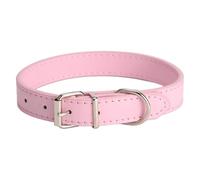 Collier multicolore pour animal de compagnie | Collier réglable toutes saisons pour chiens et chats, design simple pour chiens de petite, moyenne et grande taille (rose, 1 x 25 cm)