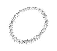 Collier multifonction unisexe Rock Punk Spikes Chaîne Collier Acrylique Clair Bijoux Street pour diverses occasions Expression artistique