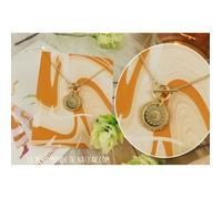 Collier - MyLittleBox - Médaille sans revers - Doré - Longueur 44 cm - Diamètre 1.7 cm