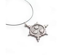 Collier - Naruto - Sharingan V3 - Pendentif en métal - Diamètre 3cm - Pièce de collection