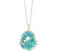 Collier naturel cristal GEODA MINERALS Amulette 2.5-3.5 cm VERT