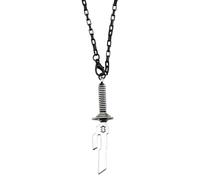 Collier neutre Pendentif Jujutsus Kaisen Collier unisexe Fushiguro Toji Rétro Punk bande ssinée Pendentif Épée Lance Tianri Couteau Tour cou Cadeau Accessoires Bijoux réglables Cadeau Anniversaire