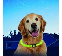 Collier NITEHOWL Safety Necklace NITE IZE pour chiens - Vert fluo
