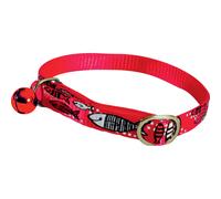 Collier nylon pour chat Zolux Sardine Rouge 30 cm