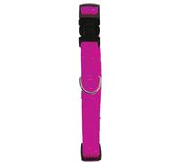 Collier nylon réglable pour chien Zolux Rose 15 mm