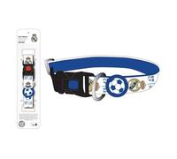 Collier officiel du Real Madrid pour chien, design sportif et ajustable / Accessoire durable et élégant pour les fans du Real Madrid