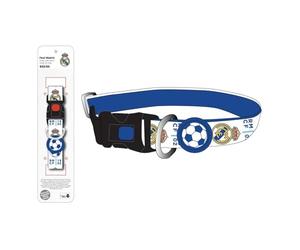 Collier officiel du Real Madrid pour chien, design sportif et ajustable / Accessoire durable et élégant pour les fans du Real Madrid