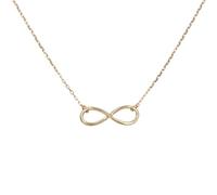 Collier Or Jaune - Motif Infini - Femme