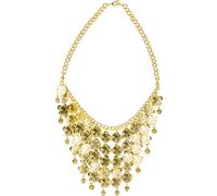 Collier oriental danseuse du ventre or