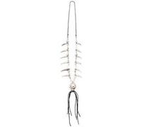collier os avec tête de mort - boland 74192 Gris G