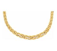 Collier Palmier Plat en Or Jaune 18 Carats