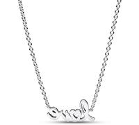 Pandora Collier Love, argent sterling, zircones cubiques transparentes, 45