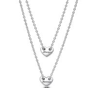 Collier PANDORA Cœur Séparables Forever et Always