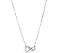 Pandora Collier 398821C01 – Argent 50 cm avec pendentif Couple marié et zircones cubiques