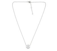 Collier""Peace and Love zirconium"" Argent massif 925°°°garanti sans nickel
