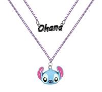 Collier Peers Hardy Disney Stitch (x2) Bleu TU
