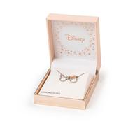Collier - PEERS HARDY - Mickey & Minnie - Laiton Plaqué Argent - Rose Doré - Élégant
