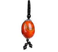 Collier Pendentif à l'agate Rouge Naturel (avec Longe) pour Femmes Authentiques Jade