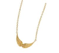 Collier pendentif aile unisexe, bijoux en acier inoxydable, chaîne de clavicule de 45 cm, tenue de tous les jours minimaliste, collier pendentif aile, chaîne de clavicule unisexe, bijoux minimalistes,